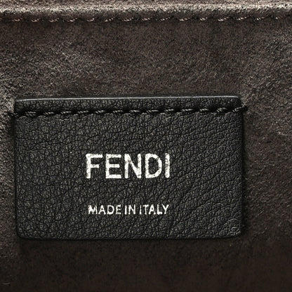 Fendi Vitello Liberty Lucido Flowerland Scalloped Studded Kan I Shoulder Bag Azzurro Polvere Multicolor 7 of 11