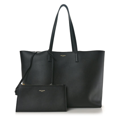 Saint Laurent Calfskin Large Shopping Tote Black 3 of 11