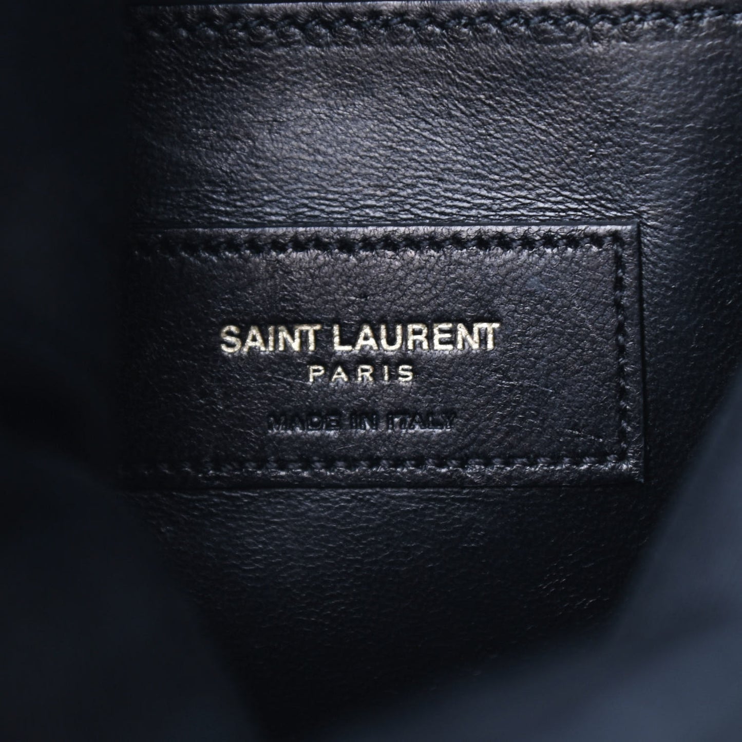 Suede Monogram West Hollywood Clutch Black