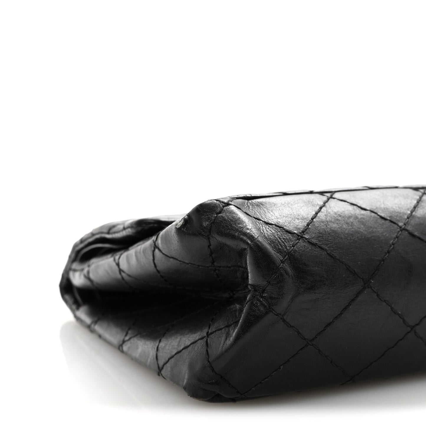 Aged Calfskin Quilted 2.55 Reissue 226 Flap Black