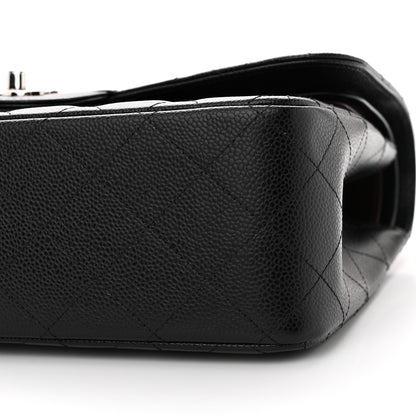 Chanel Caviar Quilted Jumbo Double Flap Black 10 of 12