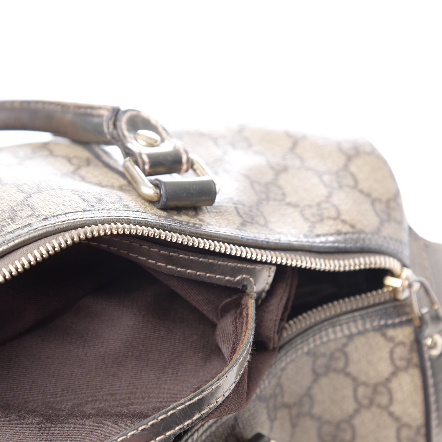 Gucci GG Plus Monogram Medium Joy Boston Pewter 16 of 16