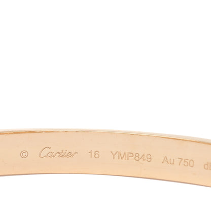 Cartier 18K Yellow Gold Love Bracelet 16 3 of 7