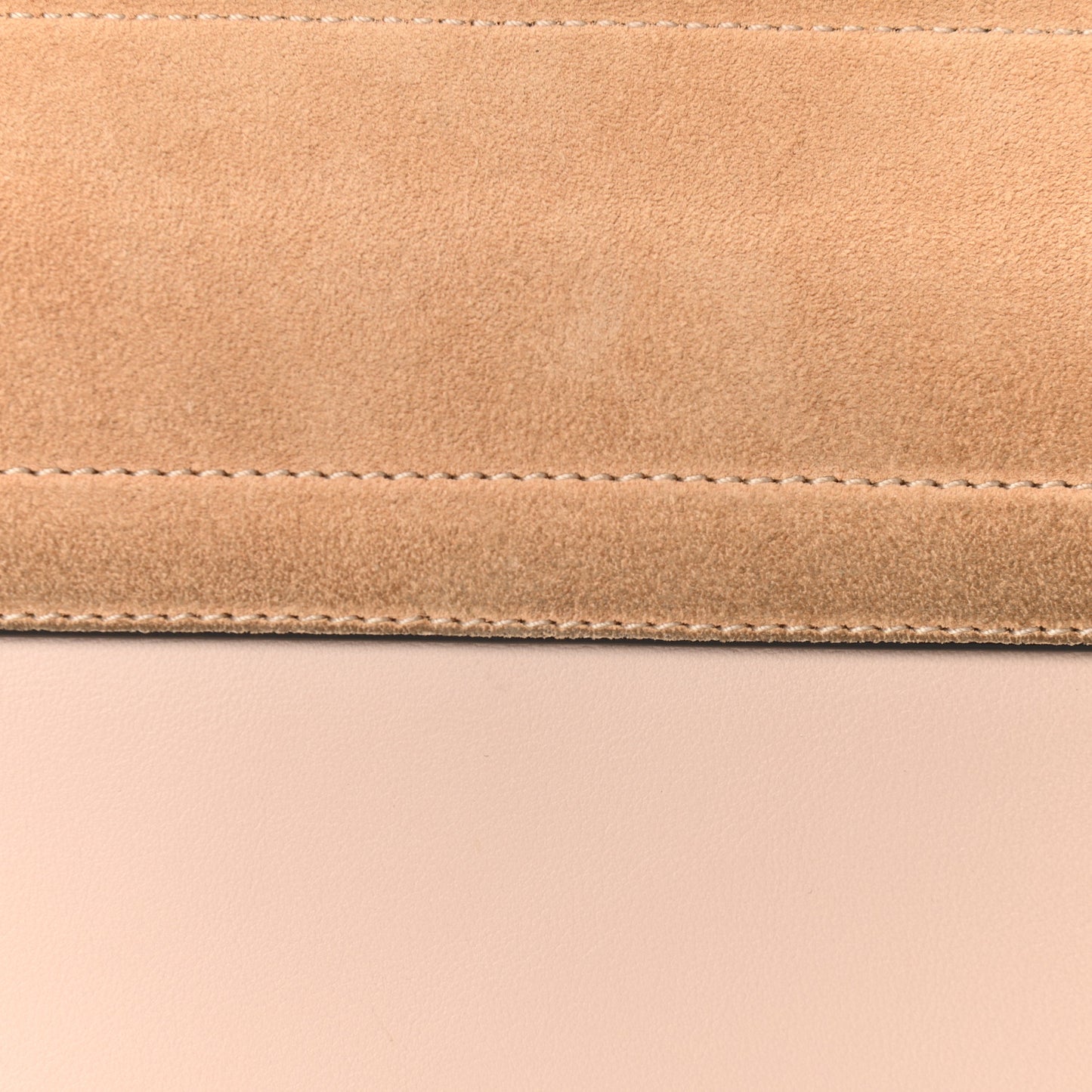 Calfskin Suede Medium Faye Shoulder Bag Blush Nude