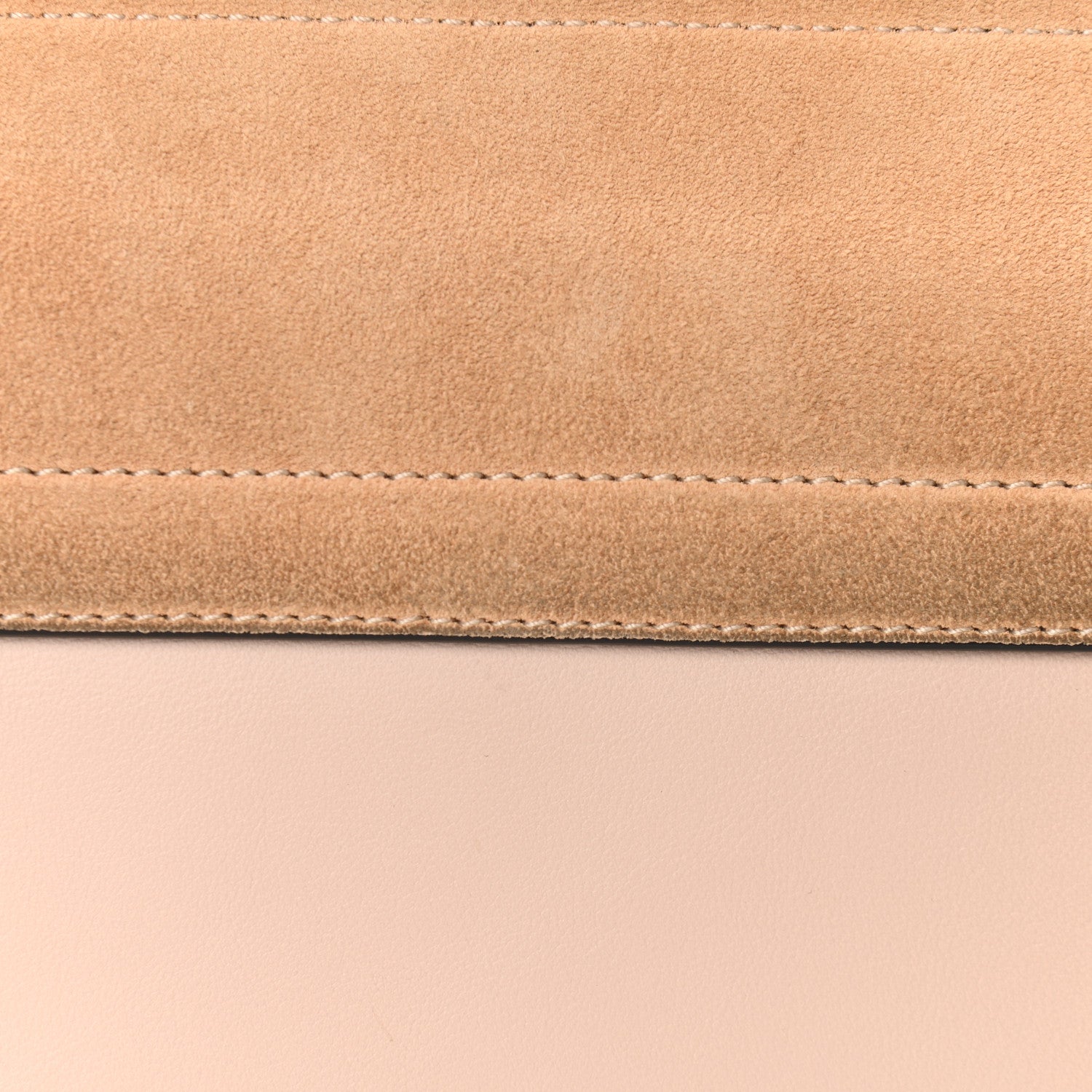 Chloe Calfskin Suede Medium Faye Shoulder Bag Blush Nude 10 of 10