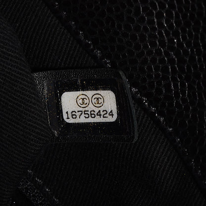 Chanel Caviar Quilted CC Timeless Soft Tote Black 7 of 7