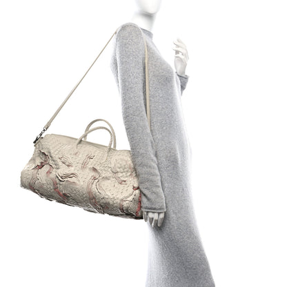 Bottega Veneta Nappa Intrecciato Embroidered Trim Tote Marmo 2 of 12