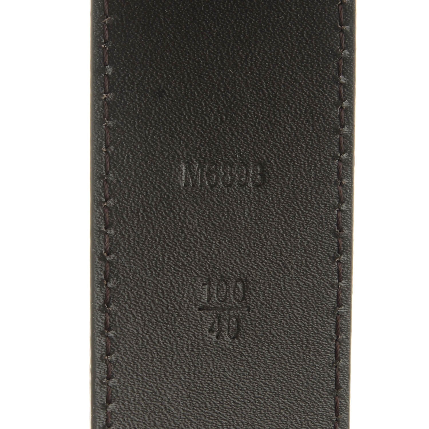 Louis Vuitton Taiga 35mm LV Initiales Belt 100 40 Glacier 4 of 8