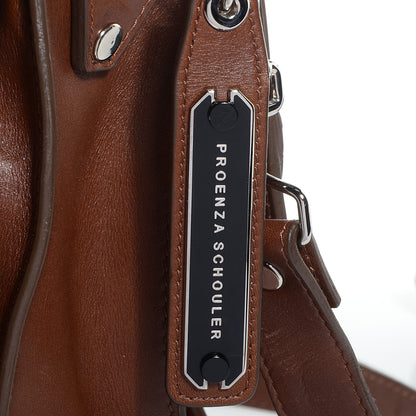 Proenza Schouler Calf Hair Leather PS1 Large Satchel Chocolate 10 of 13