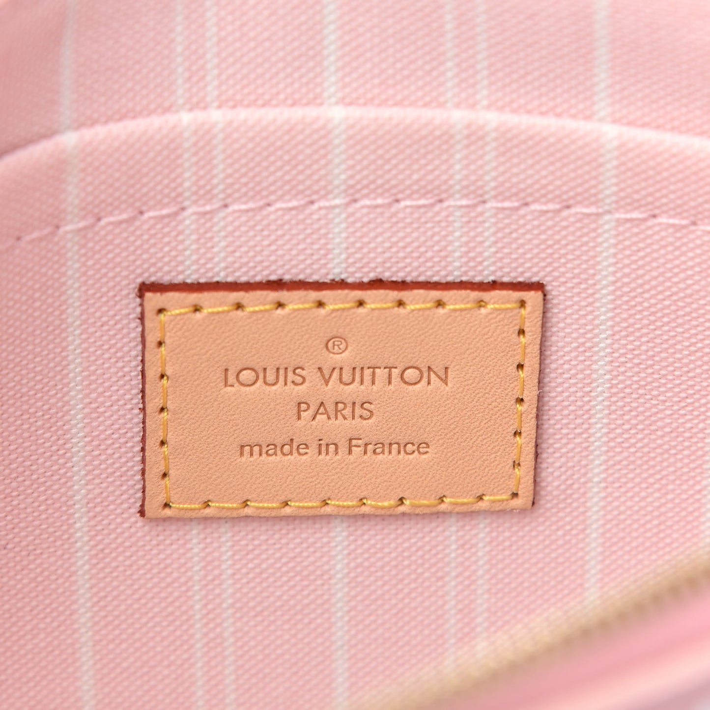 Monogram By The Pool Neverfull MM Pochette Light Pink