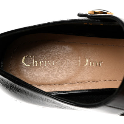 Christian Dior Crinkled Calfskin D-Doll 55mm Pumps 37 Black 6 of 9