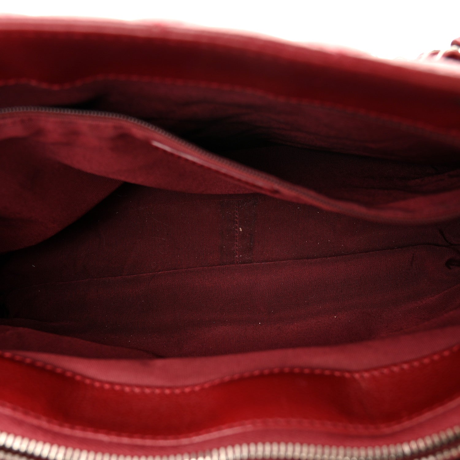 Chanel Caviar Quilted Grand Shopping Tote GST Red 6 of 12