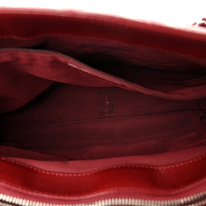 Chanel Caviar Quilted Grand Shopping Tote GST Red 6 of 12