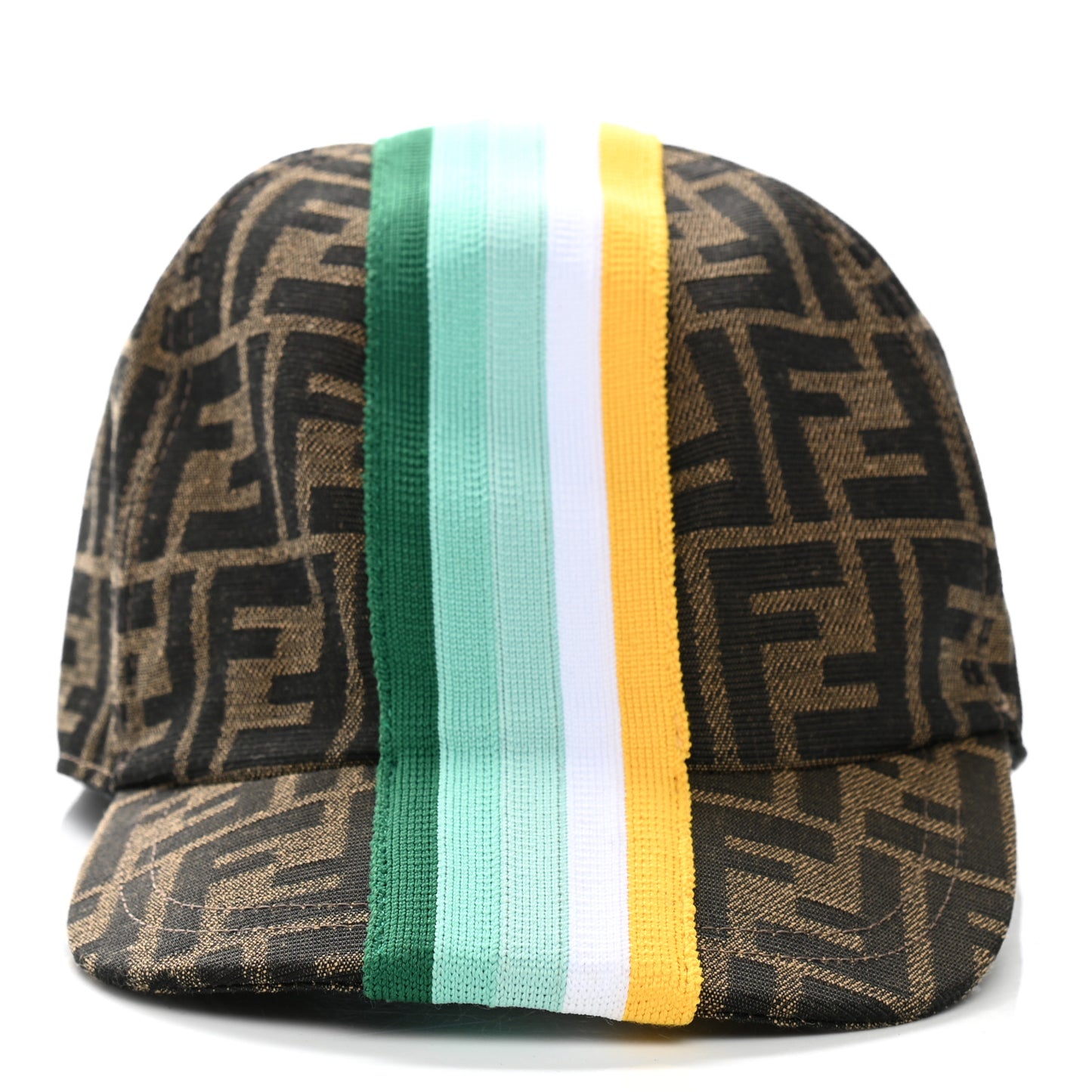 Canvas Zucca FF Kids Striped Baseball Hat Tobacco Multicolor