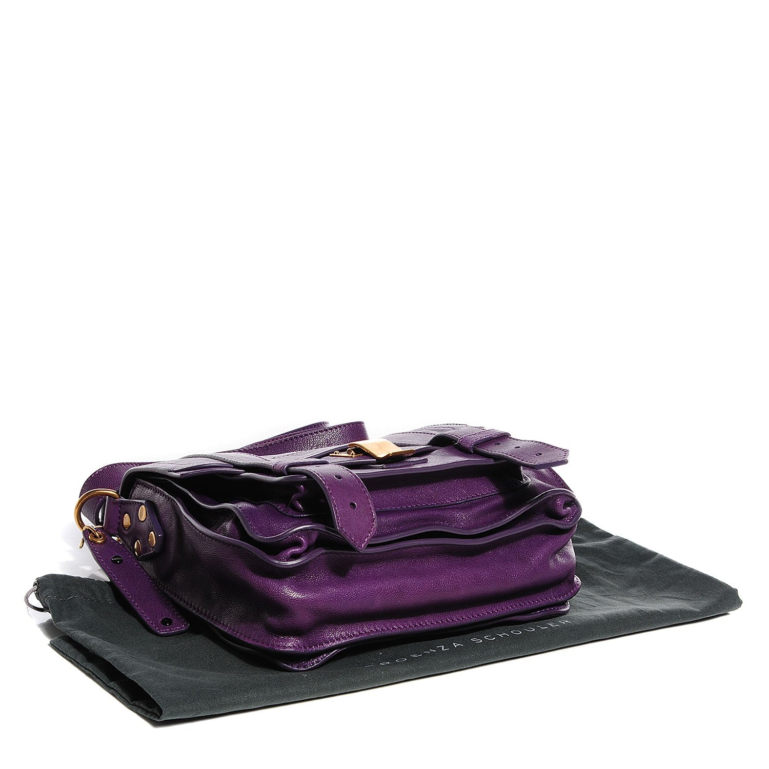 Proenza Schouler Leather PS1 Pouch Messenger Bag Veruca Salt 4 of 13