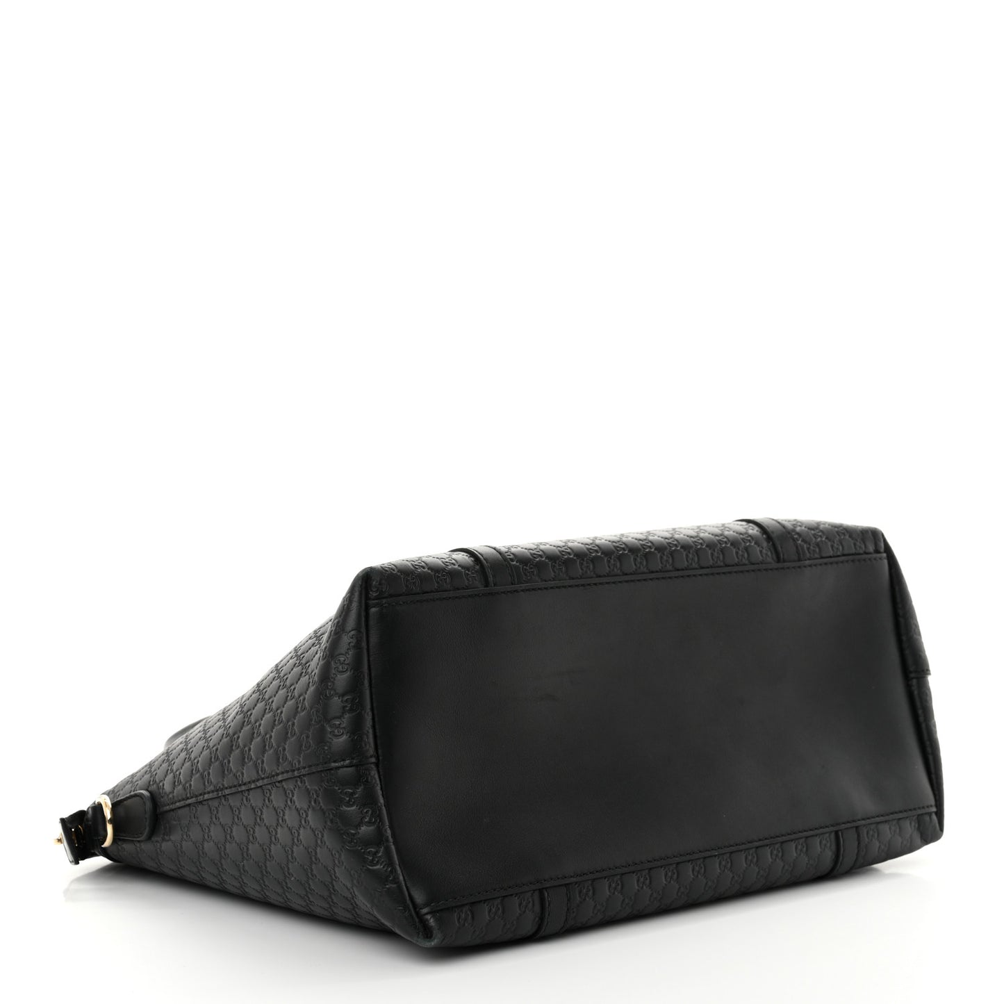 Soft Microguccissima Dome Satchel Black