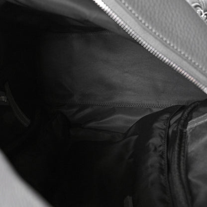 Burberry Pebbled Calfskin Abbeydale Simple Backpack Charcoal Gray 5 of 8