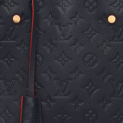 Louis Vuitton Empreinte Montaigne MM Marine Rouge 9 of 12