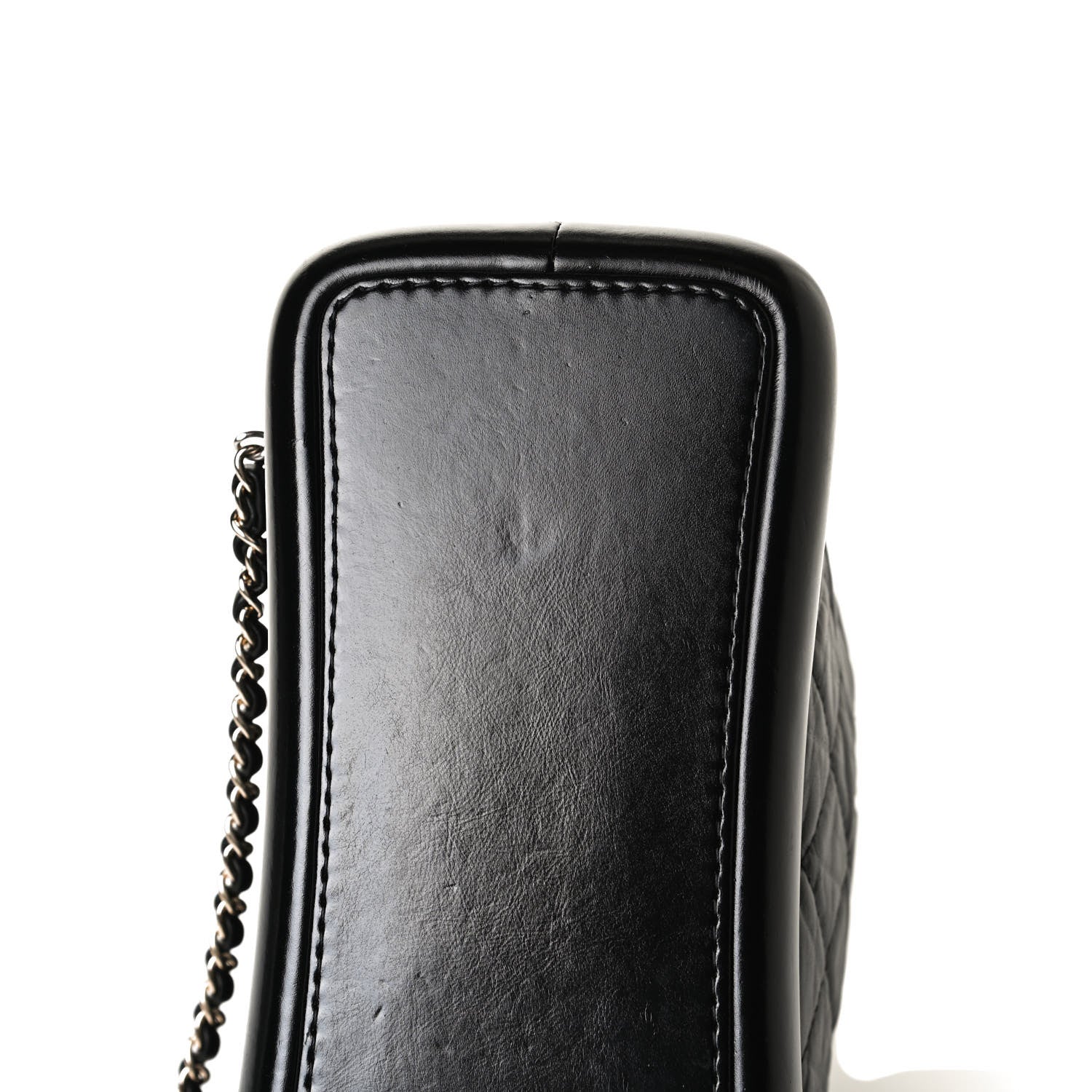Chanel Aged Calfskin Quilted Small Gabrielle Backpack Black 13 of 17