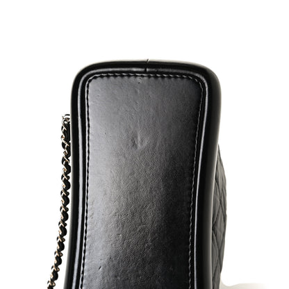 Chanel Aged Calfskin Quilted Small Gabrielle Backpack Black 13 of 17