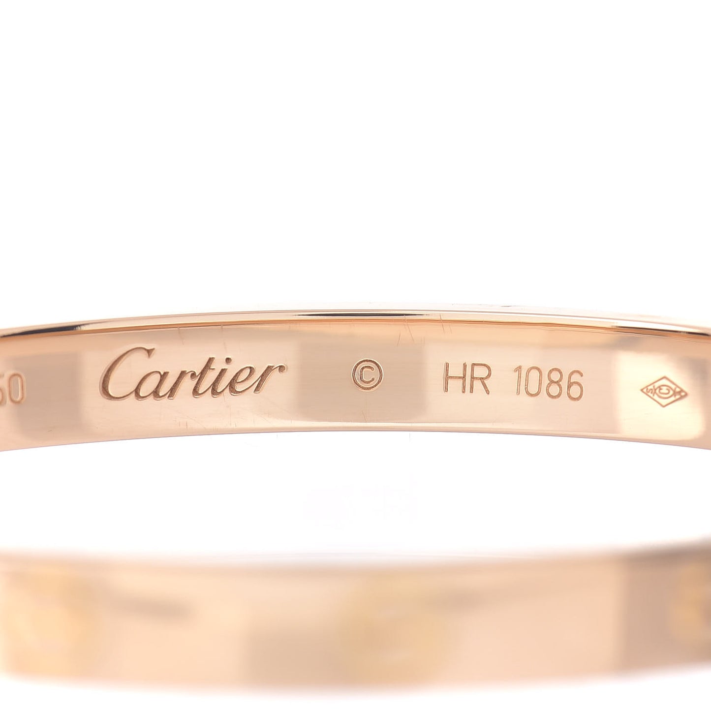 18K Yellow Gold LOVE Bracelet 17
