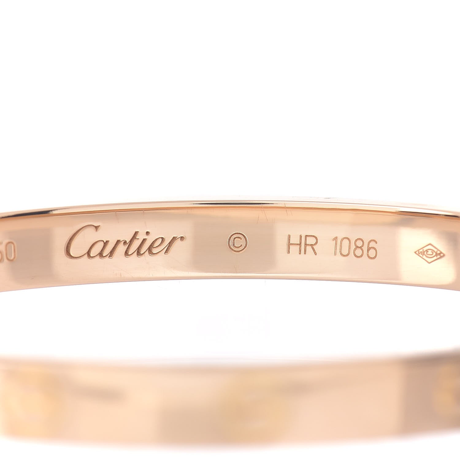 Cartier 18K Yellow Gold LOVE Bracelet 17 4 of 4