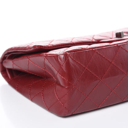 Chanel Aged Calfskin Quilted 2.55 Reissue 226 Flap Red 8 of 15