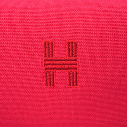 Hermes Canvas Small Bride-A-Brac Pouch Hibiscus 11 of 11
