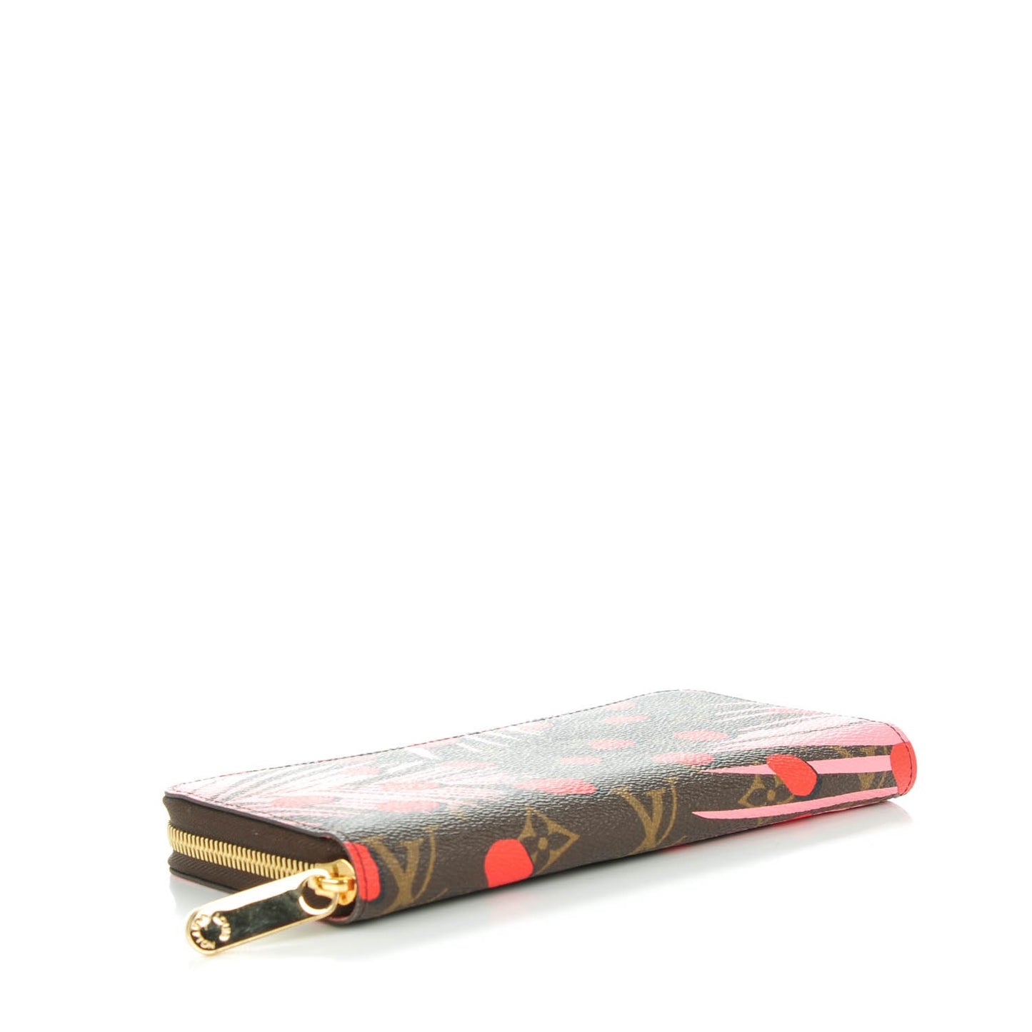 Monogram Jungle Dots Zippy Wallet Sugar Pink Poppy