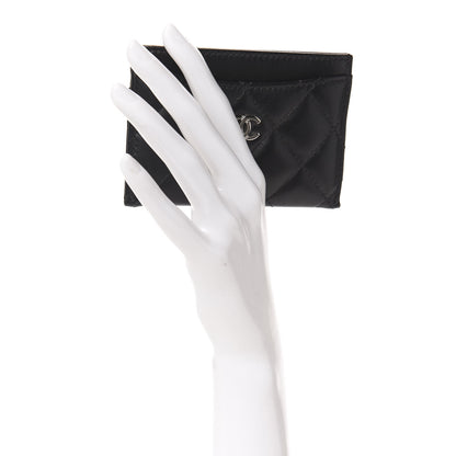 Chanel Lambskin Quilted Card Holder Black 2 of 8