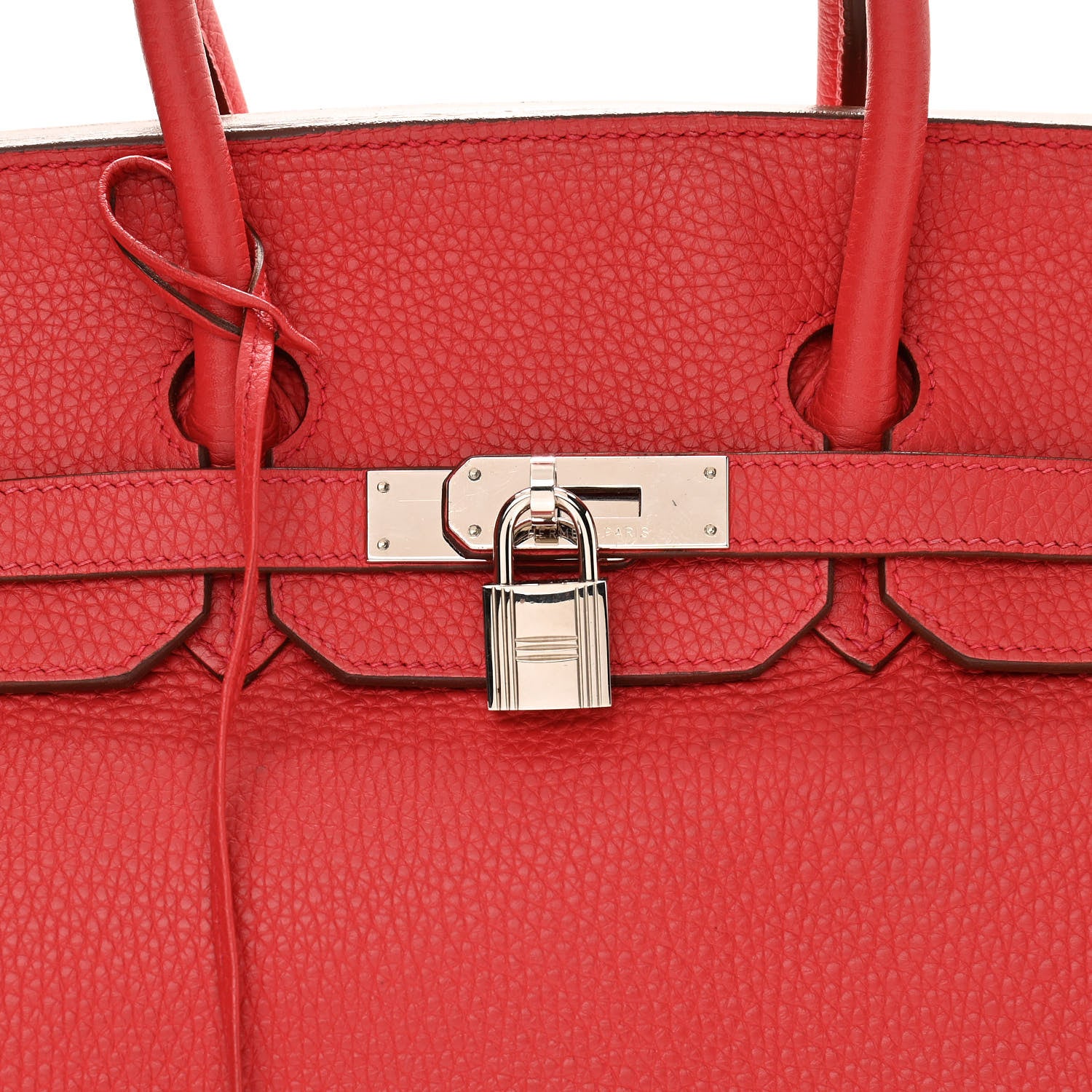Hermes Taurillon Clemence Birkin 35 Bougainvillea 8 of 13