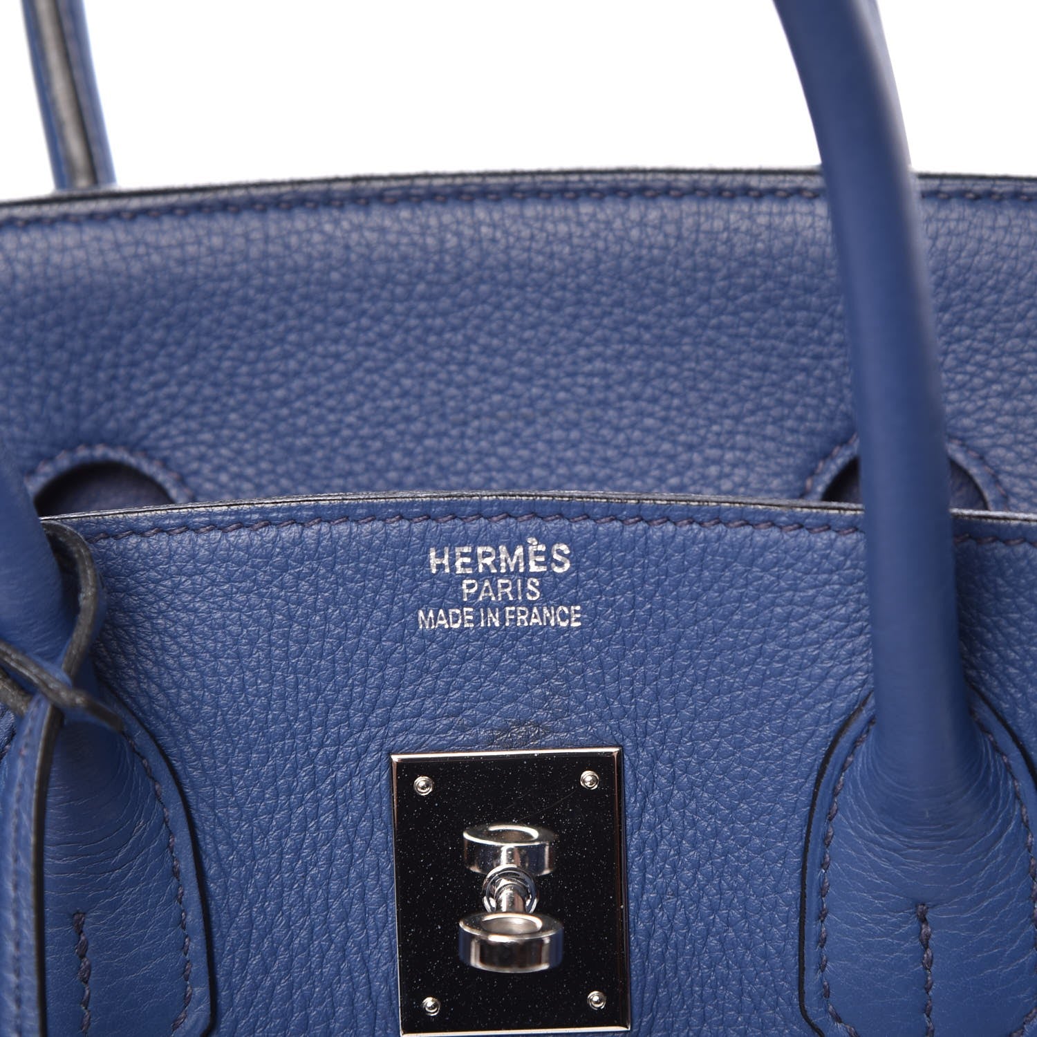 Hermes Taurillon Clemence Birkin 35 Bleu Brighton 6 of 7
