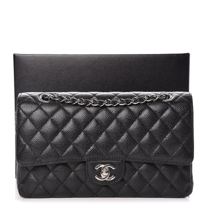 Chanel Caviar Quilted Medium Double Flap Black 14 of 14