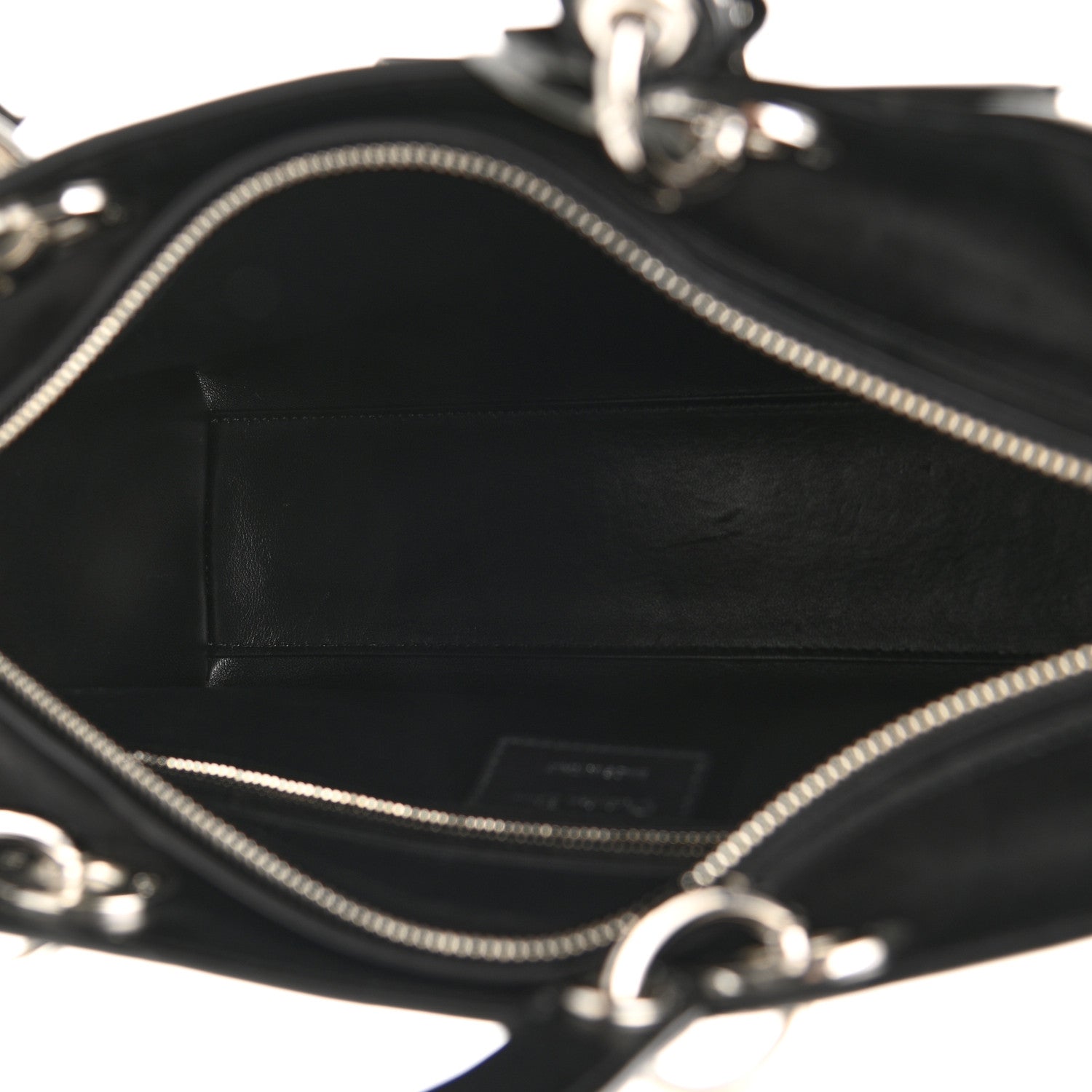 Christian Dior Box Calfskin Lady Dior Pouch Tote Black 5 of 15