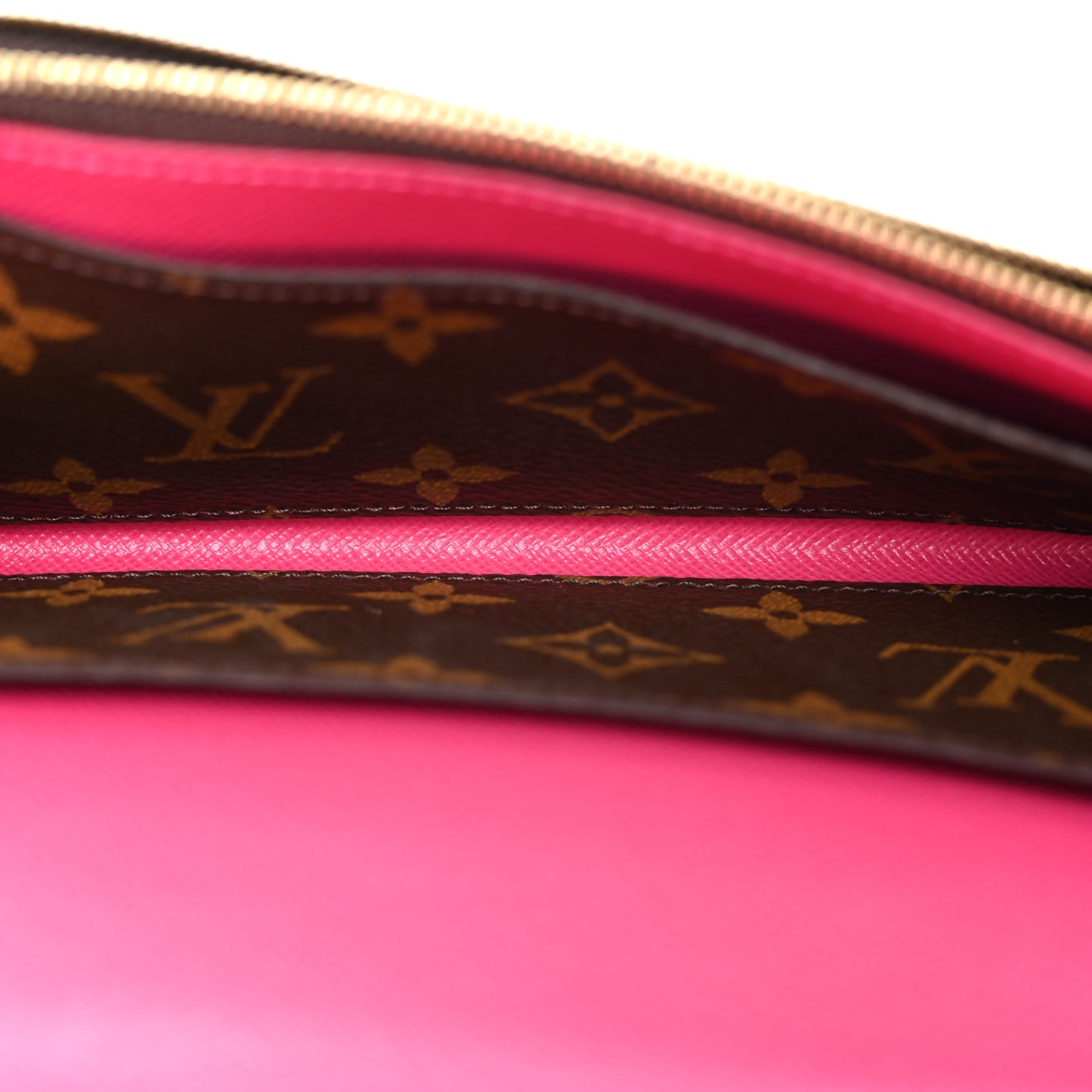 Monogram Bloom Flower Emilie Wallet Fuchsia