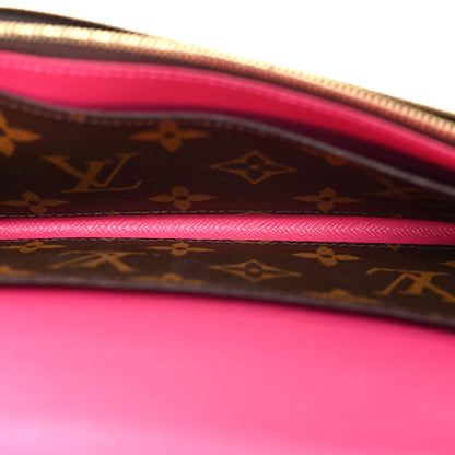 Louis Vuitton Monogram Bloom Flower Emilie Wallet Fuchsia 5 of 9