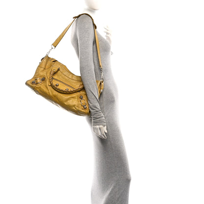 Balenciaga Agneau Giant 21 Silver Hardware Part Time Moutarde 2 of 11