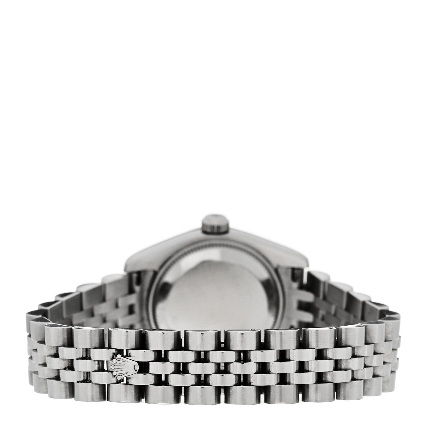 Rolex Stainless Steel 18K White Gold Diamond Mother of Pearl 26mm Oyster Perpetual Datejust Watch 179174 3 of 6