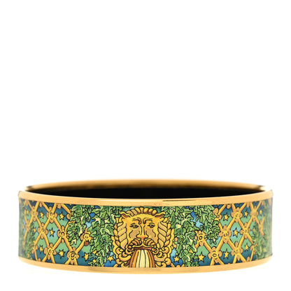 Hermes Enamel Printed Wide Bracelet 70 3 of 5