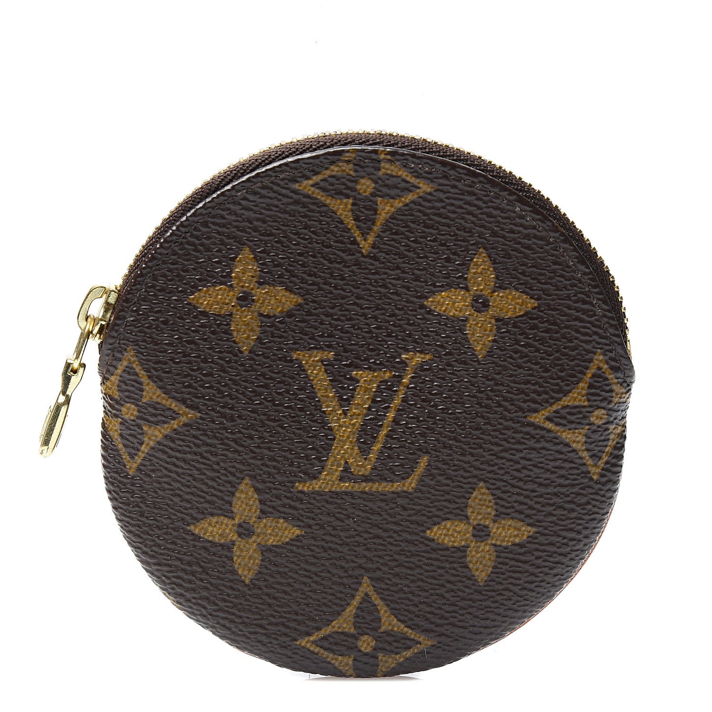 Monogram Round Coin Purse