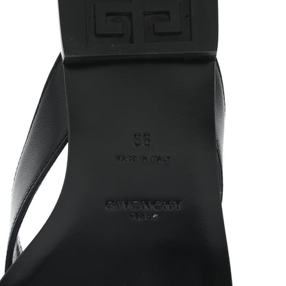 Givenchy Calfskin G Chain Sandals 36 Black 6 of 8
