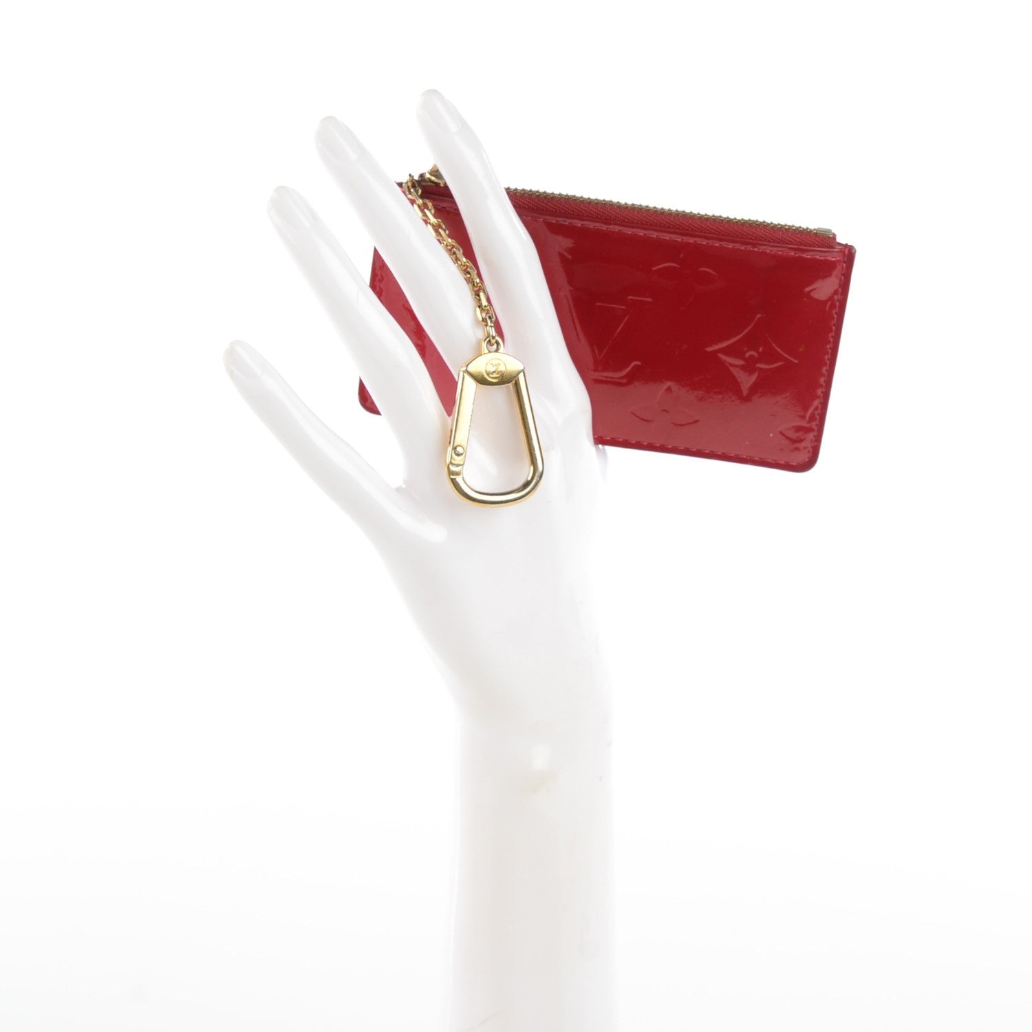 Louis Vuitton Vernis Key Pouch Pomme D'Amour 2 of 7