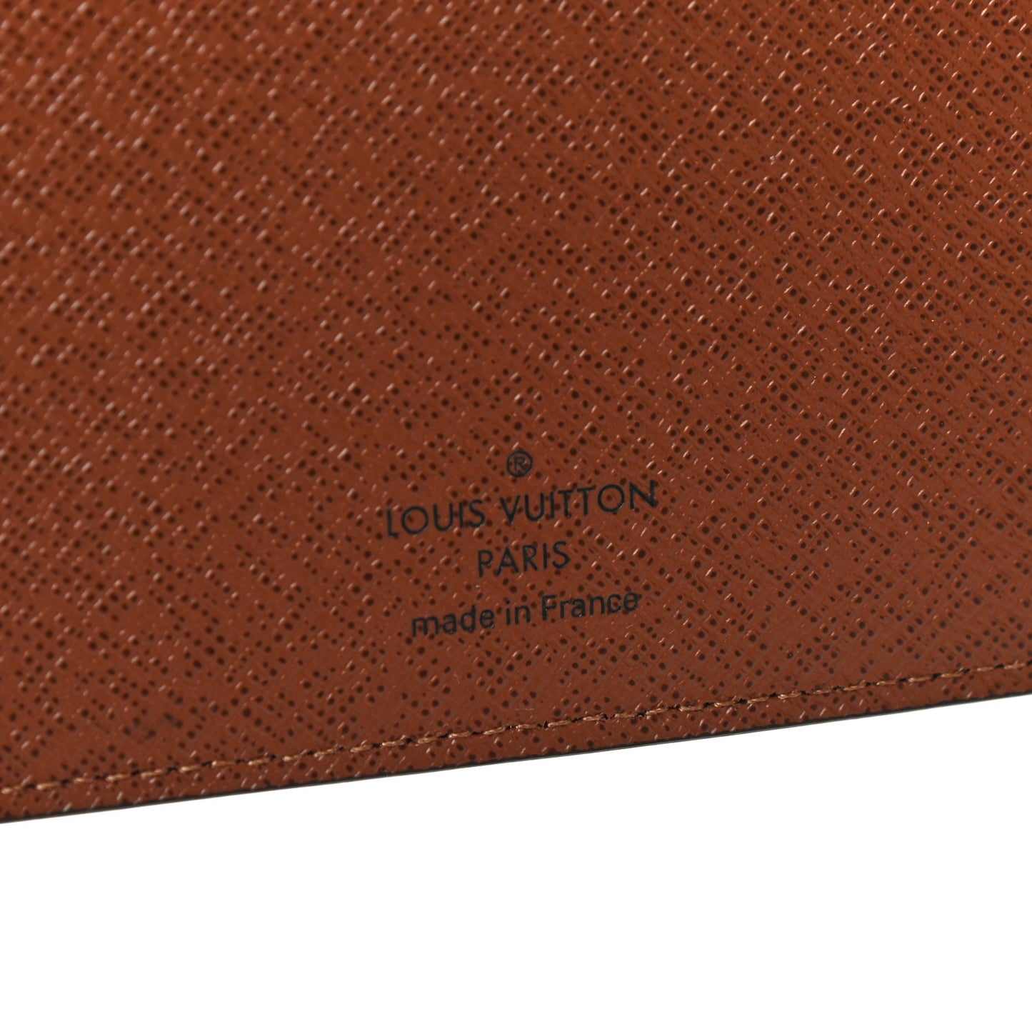 Monogram Desk Agenda Cover