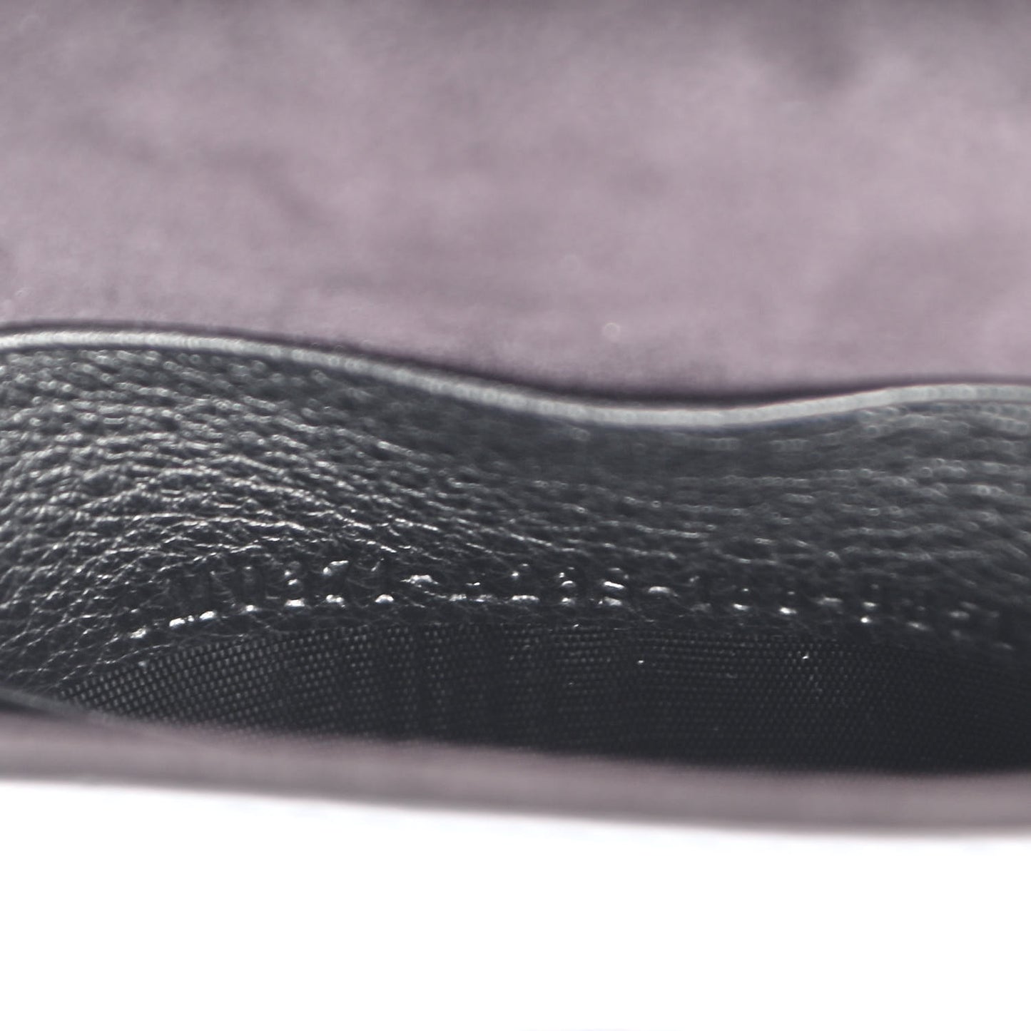 Vitello Dolce F is Fendi FF Embossed Micro Double Baguette Tobacco Black