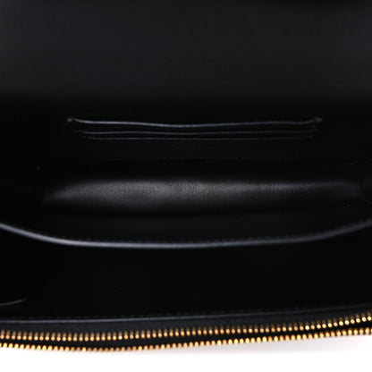 Christian Dior Lambskin Enamel Macrocannage Dioramour Mini Miss Caro Bag Black Red 4 of 9