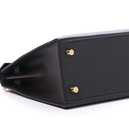 Hermes Epsom Kelly Sellier 25 Black 8 of 11
