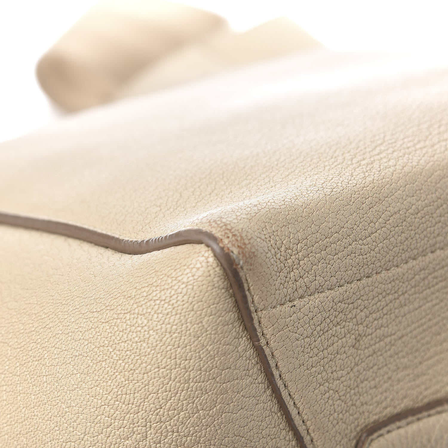 Celine Soft Grained Calfskin Sangle Bucket Bag Dune 15 of 17