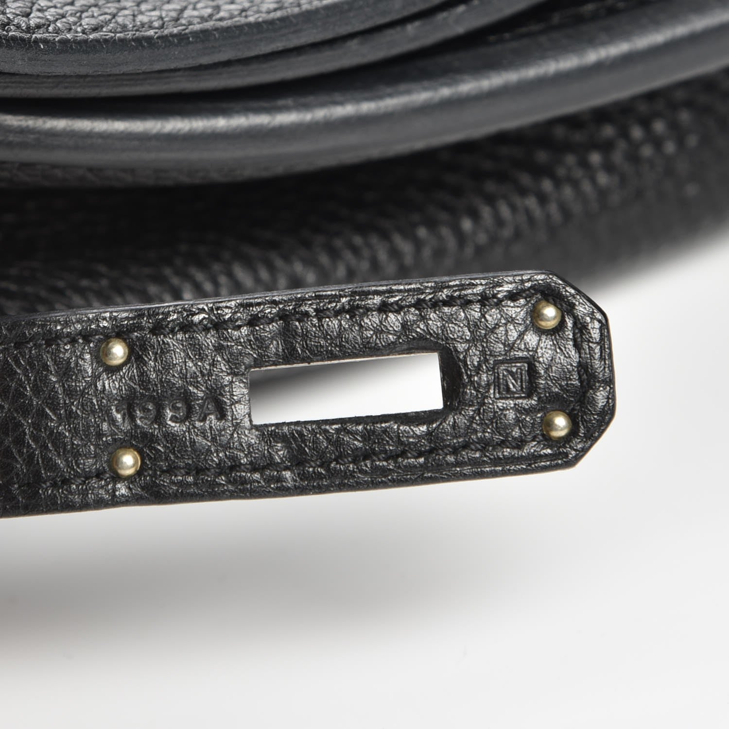 Hermes Taurillon Clemence So Kelly 22 Black 7 of 7