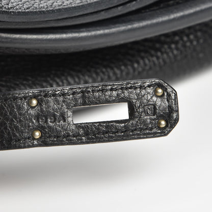 Hermes Taurillon Clemence So Kelly 22 Black 7 of 7