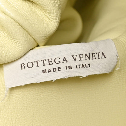 Bottega Veneta Nappa Maxi Intrecciato The Pouch Oversized Clutch Ice Cream 7 of 11